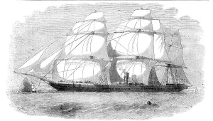 Sails Prints: The Peninsular and Oriental Navigation Company's New Steam-ship Pera