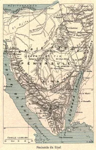 Red Sea Prints: Peninsule du Sinai; Le Nord-Est Africain, 1914. Creator: Unknown