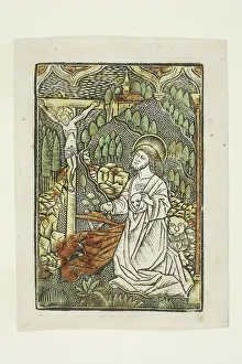 Metalcut Prints: Penitence of Saint Jerome, c. 1480. Creator: Unknown