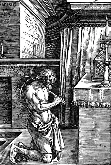 Penance Prints: The Penitent, 1510 (1906). Artist: Albrecht Durer