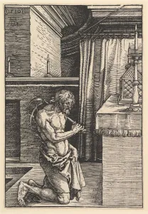 A Durer Gallery: The Penitent, 1510. Creator: Albrecht Durer