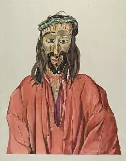 Bleeding Gallery: Penitent Christ, 1937. Creator: Eldora P. Lorenzini