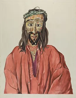 Crown Of Thorns Collection: Penitent Christ, 1937. Creator: Eldora P. Lorenzini