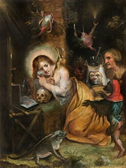 The Penitent Mary Magdalene visited by the Seven Deadly Sins, c. 1608-1610