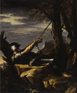 Penitent Saint William of Maleval, c. 1647-1648. Creator: Rosa, Salvatore (1615-1673)