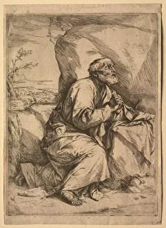 1591 1652 Prints: The Penitent St. Peter. Creator: Jusepe de Ribera (Spanish, 1591-1652)