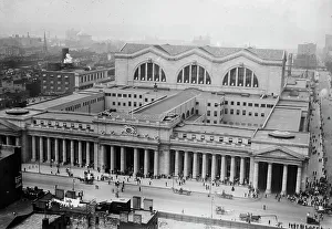 Department Store Prints: Penn. RR Station from Gimbel's N