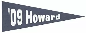 Society Gallery: Pennant for Howard University class of 2009, ca. 2009. Creator: Unknown