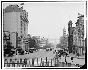 William H Prints: Pennsylvania Avenue, Washington, c1902. Creator: William H. Jackson