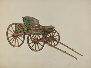 Pennsylvania Buckboard, c. 1938. Creator: Frank Gray