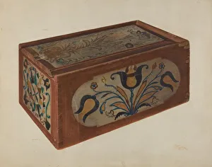 Pennsylvania German Candle Box. Creator: Rolland Livingstone