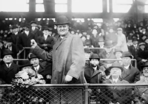 Pennsylvania Prints: Pennsylvania Governor John K. Tener at Ebbets Field (baseball)