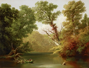 Pennsylvania Prints: On the Pennypack, 1880. Creator: Russell Smith