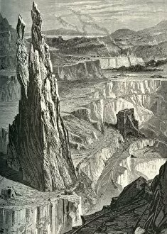 Gwynedd Collection: Penrhyn Slate Quarries, c1870