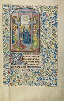 Vrelant Guillaume Prints: Pentecost; Arenberg Hours, early 1460s. Creator: Willem Vrelant
