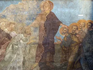 Ancient Russian Frescos Gallery: The Pentecost. Artist: Ancient Russian frescos