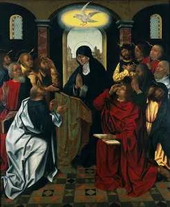 Whitsun Prints: Pentecost. Artist: Anonymous