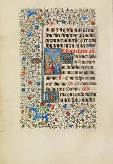 Glossolalia Prints: Pentecost; Book of Hours, about 1440-1450. Creator: Workshop of the Bedford Master