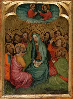 Heaven Prints: Pentecost, c1420-1430. Creator: Spanish Master first half of the 15th century