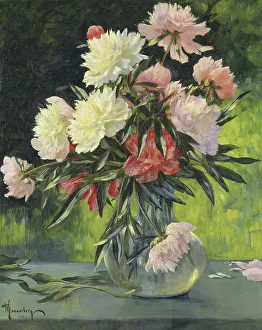 Peony Prints: Peonies, 1898. Creator: Gunnar G:son Wennerberg