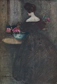 Hardy Prints: Peonies, c1887-1906, (1906). Creator: Dudley Hardy