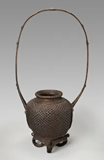Bamboo Gallery: Peony Basket, 19th century. Creator: Unknown