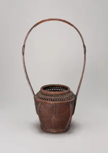 Basketry Prints: Peony Ikebana Basket, n. d. Creator: Unknown