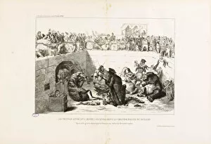 Prosperity Gallery: The People Delivered to the Vampire Taxes. From La Caricature, 1833. Creator
