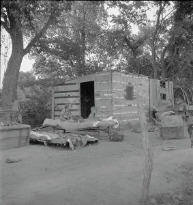 Okie Prints: People living in miserable poverty
