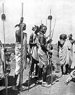 Harold Wheeler Gallery: People of the Shilluk (Chollo), Sudan, Africa, 1936.Artist: Major R Whitbread