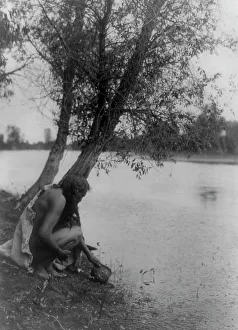 Subsistence Prints: He perceived an earthen vessel, c1908. Creator: Edward Sheriff Curtis