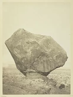 Perched Rock, Rocker Creek, Arizona, 1872. Creator: William H. Bell