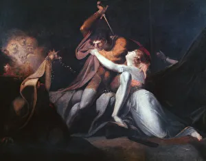 Percival Prints: Percival Delivering Belisane... exhibited 1783. Artist: Henry Fuseli