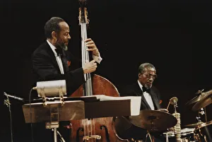 South Bank Prints: Percy Heath and Connie Kay, Royal Festival Hall, London, 1989. Creator: Brian Foskett