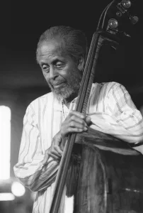 Striped Prints: Percy Heath, North Sea Jazz Festival, The Hague, Netherlands, 2000. Creator: Brian Foskett