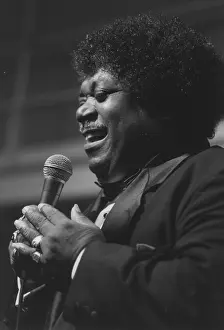 Sledge Prints: Percy Sledge, Jazz Cafe, London, 1996. Creator: Brian Foskett