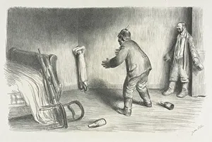 Perdue, 1914. Creator: Jean Veber (French, 1868-aft 1907)