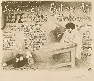 Lix Edouard Vallotton Gallery: Père: tragédie in 3 actes de Aug. Strindberg, 1894