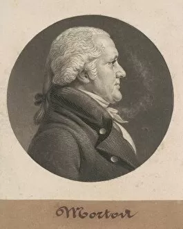 Patriot Gallery: Perez Morton, 1807. Creator: Charles Balthazar Julien Févret de Saint-Mémin