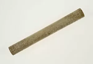 Chou Dynasty Gallery: Perforated Cylinder, Eastern Zhou dynasty, (c. 770-256 B.C.), 5th century B.C