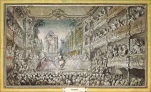 Images Dated 14th March 2011: The Performance of Armida in the Old Auditorium of the Opera House, after 1761