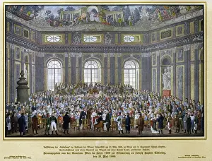 Haydn Prints: Performance of The Creation in the Festival Hall of the Vienna University on 27 March 1809