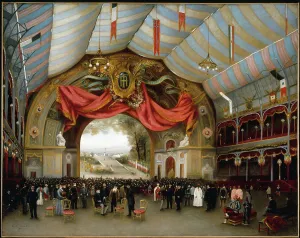 Universal Exhibition Prints: Performance of the Triumphal Ode to the glory of the Republic