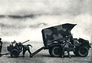 Military Vehicle Gallery: Performance: unlimbering at top speed, 1941. Artist: Cecil Beaton