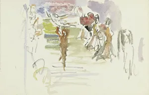 Performers on stage, 1875-1934. Creator: Isaac Lazerus Israels