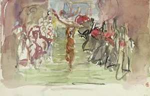 Performers on stage, 1875-1934. Creator: Isaac Lazerus Israels