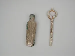 Perfume Bottle Prints: Perfume Bottle with Looped Stopper, 1st century BCE-4th century CE. Creator: Unknown