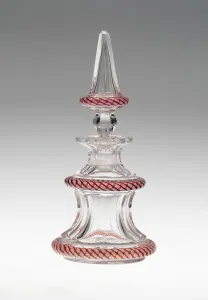 Lun And Xe9 Collection: Perfume Bottle with Stopper, Luneville, Late 19th century
