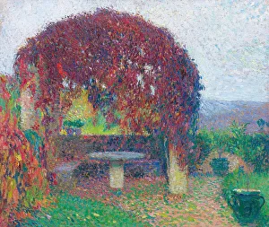 Henri 1860 1943 Prints: Pergola Nord-Ouest de Marquayrol en fin d'automne
