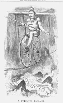 A Perilous Passage, 1869. Artist: Joseph Swain